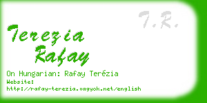 terezia rafay business card